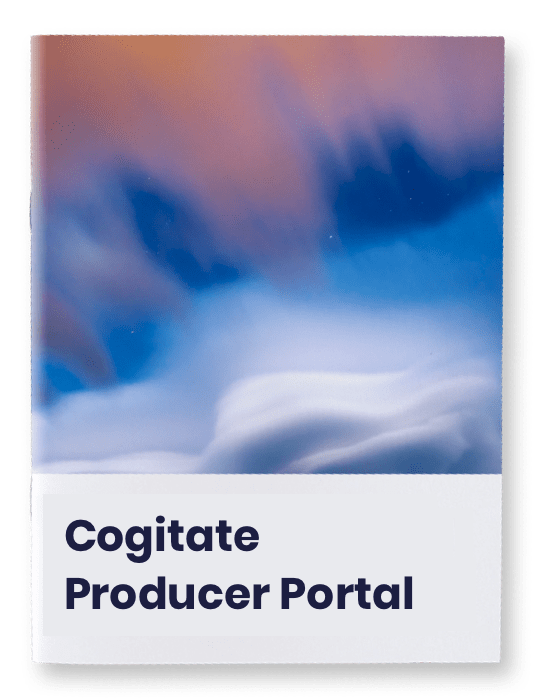 Cogitate Producer Portal